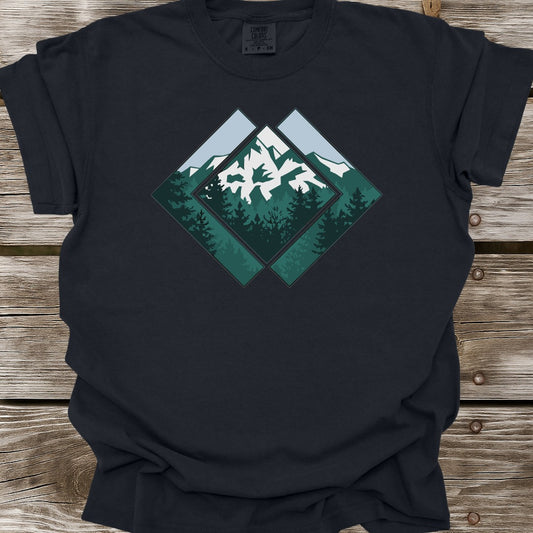 Geometric Mountain T-Shirt