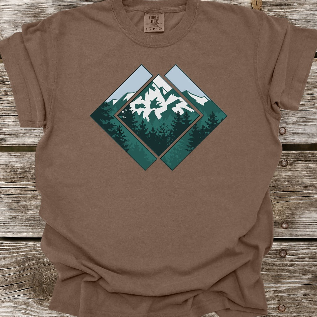 Geometric Mountain T-Shirt