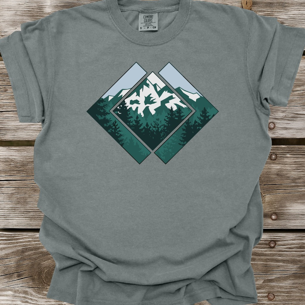 Geometric Mountain T-Shirt