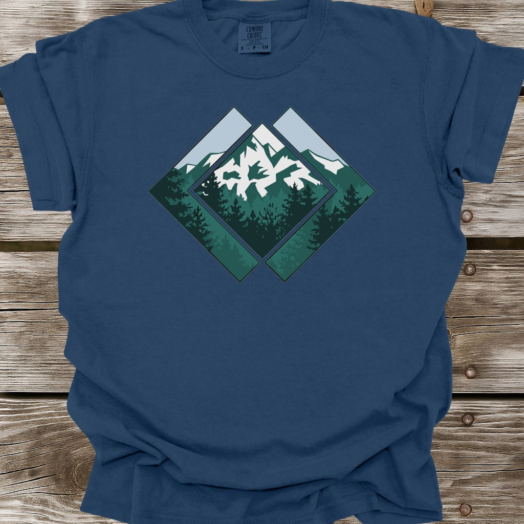 Geometric Mountain T-Shirt