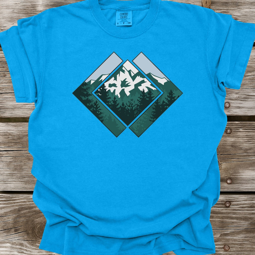 Geometric Mountain T-Shirt