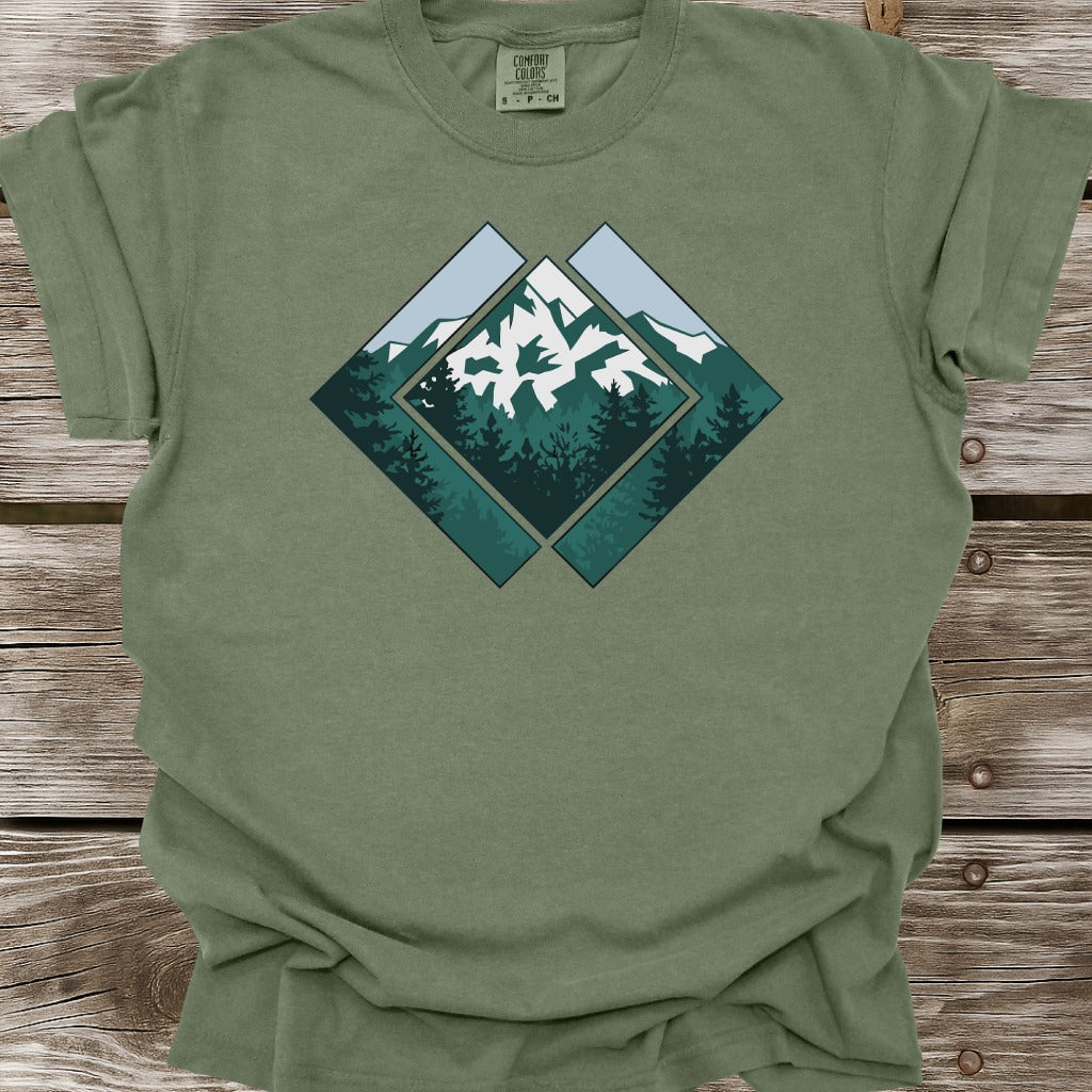 Geometric Mountain T-Shirt