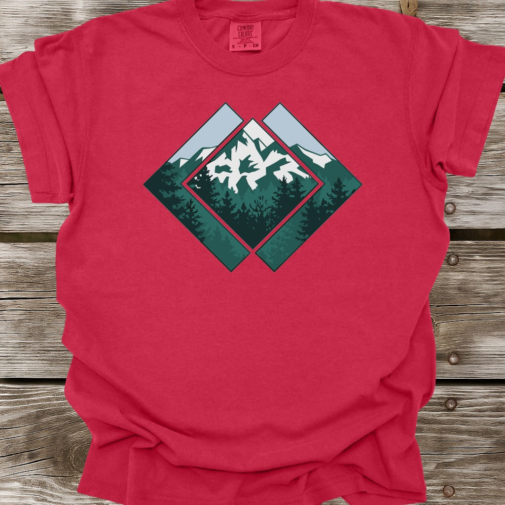 Geometric Mountain T-Shirt