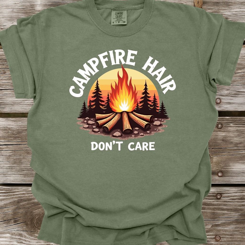 Campfire Hair Don't Care T-Shirt