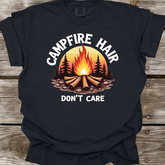 Campfire Hair Don't Care T-Shirt
