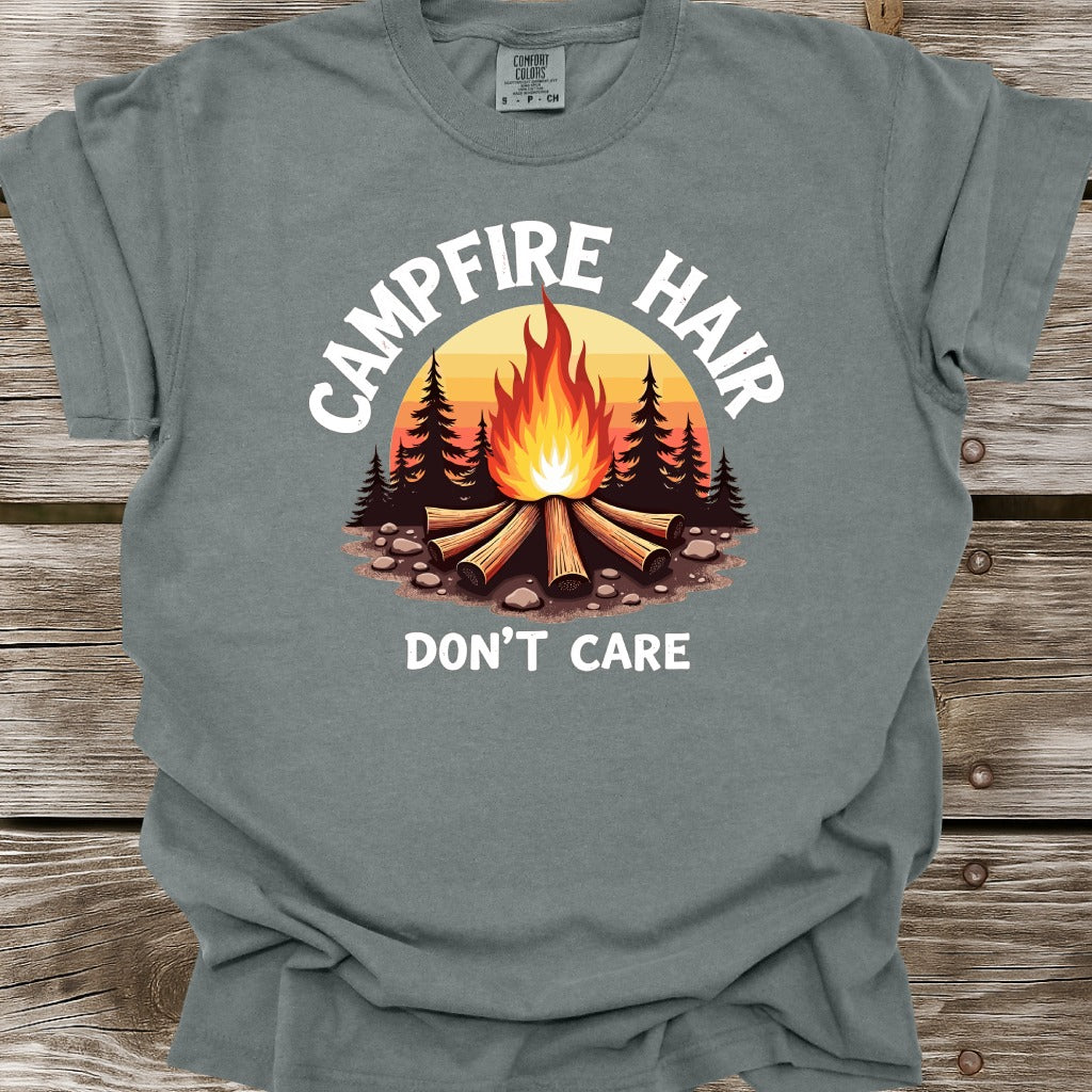 Campfire Hair Don't Care T-Shirt