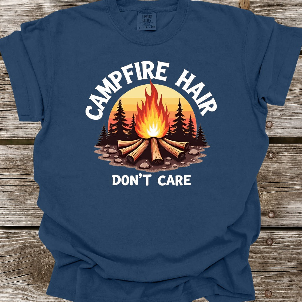 Campfire Hair Don't Care T-Shirt