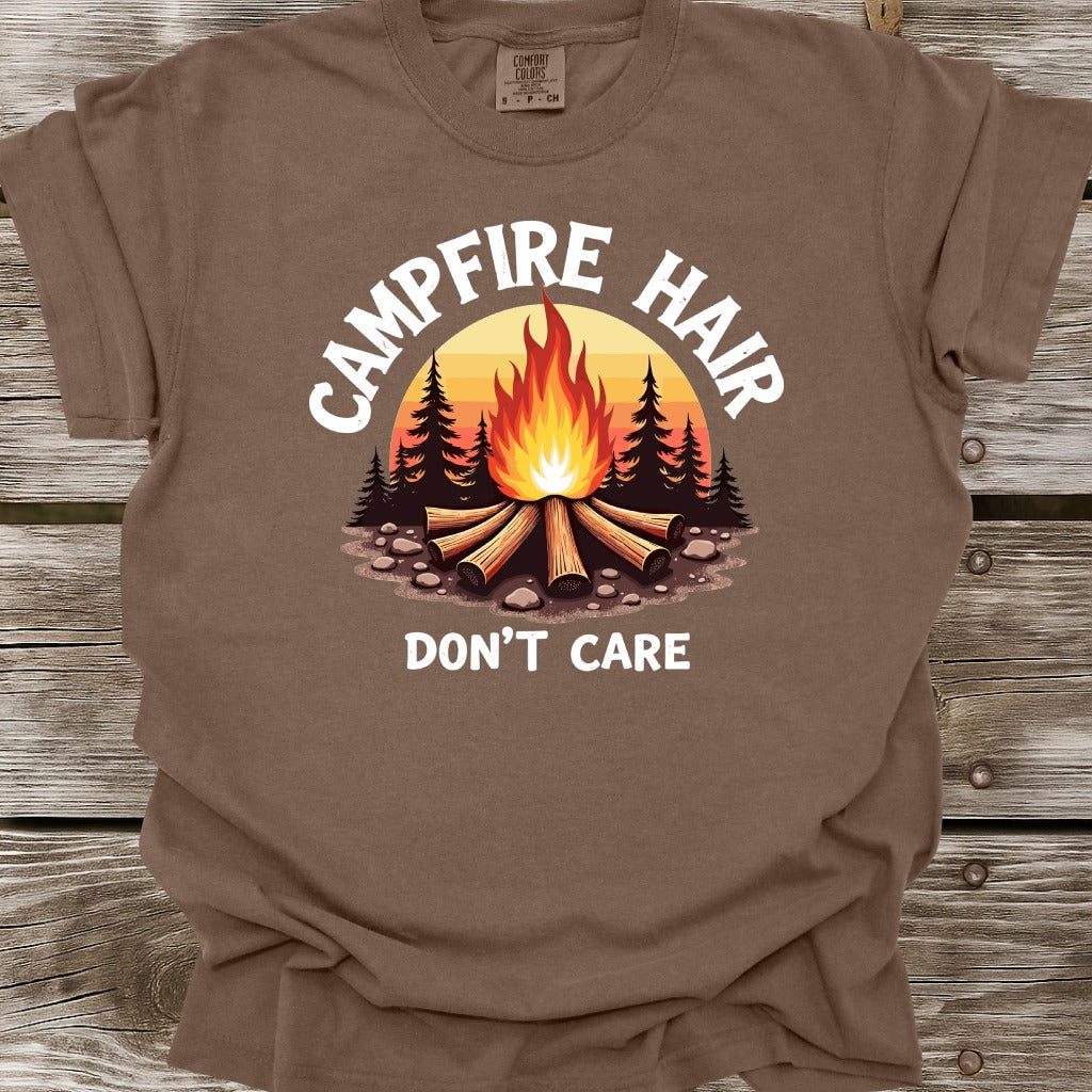 Campfire Hair Don't Care T-Shirt