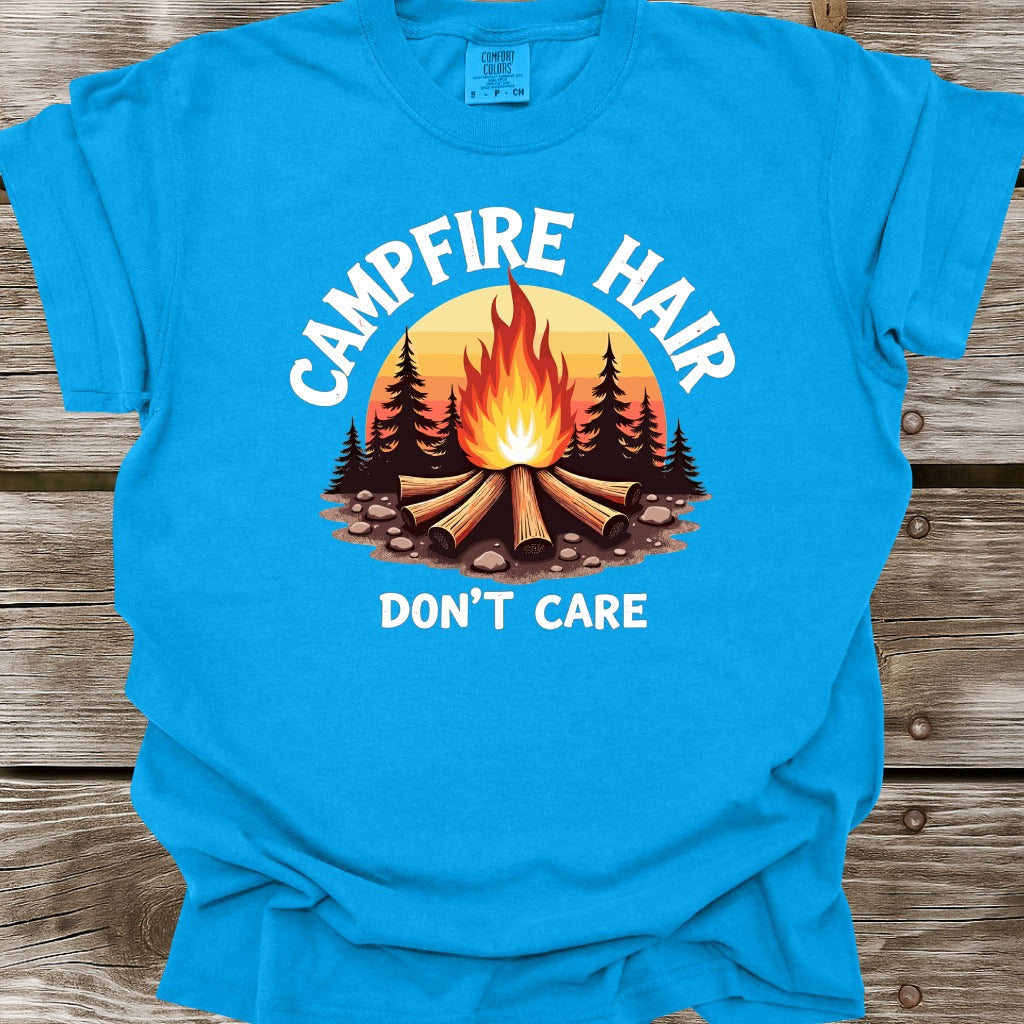 Campfire Hair Don't Care T-Shirt
