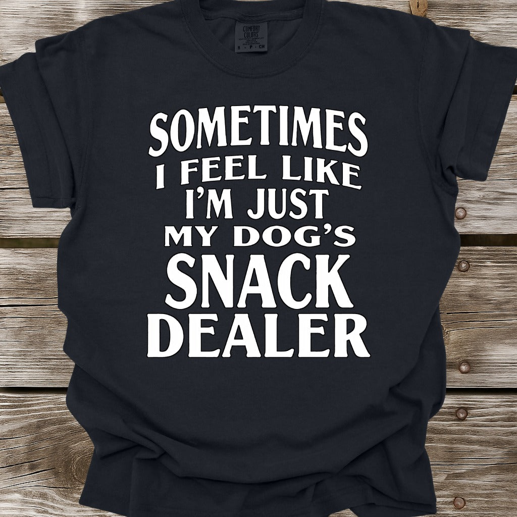 My Dog's Snack Dealer T-Shirt