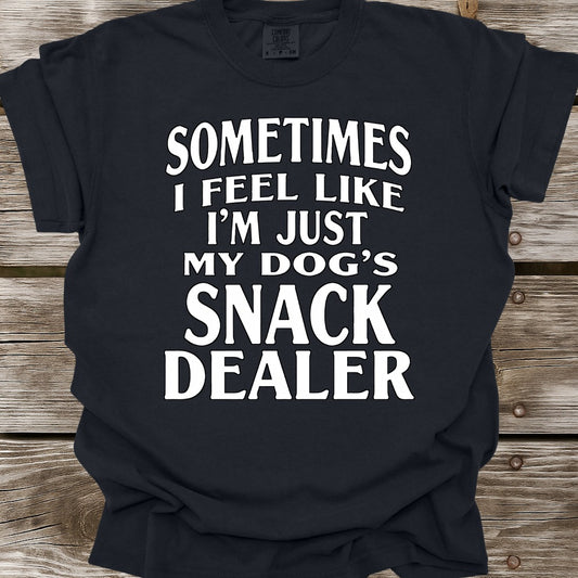 My Dog's Snack Dealer T-Shirt