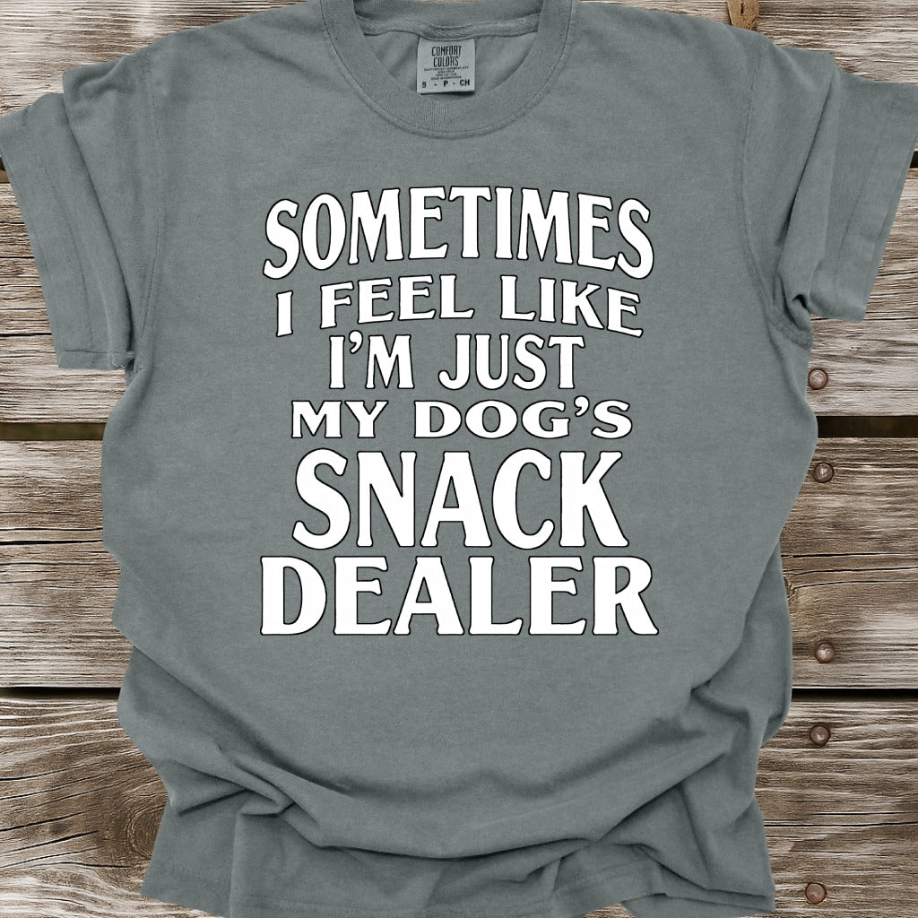 My Dog's Snack Dealer T-Shirt