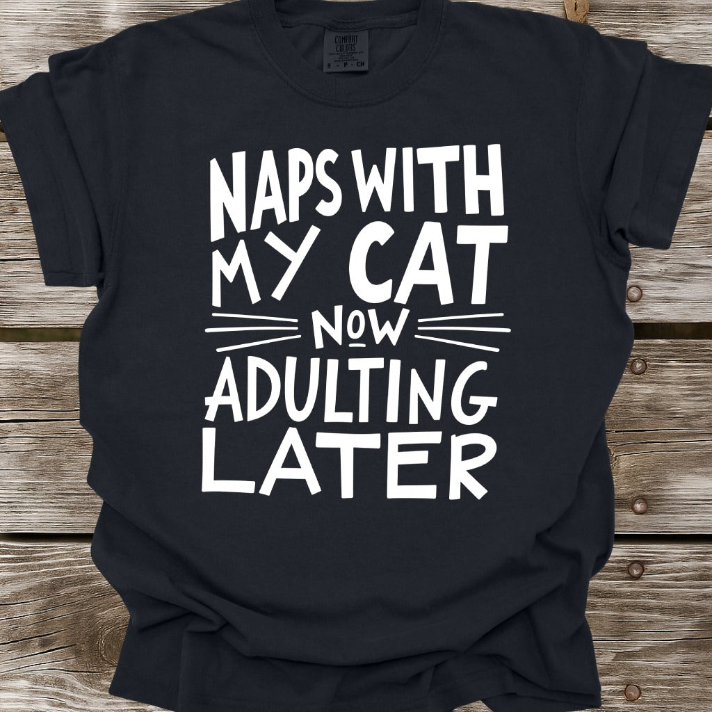 Naps With My Cat T-Shirt