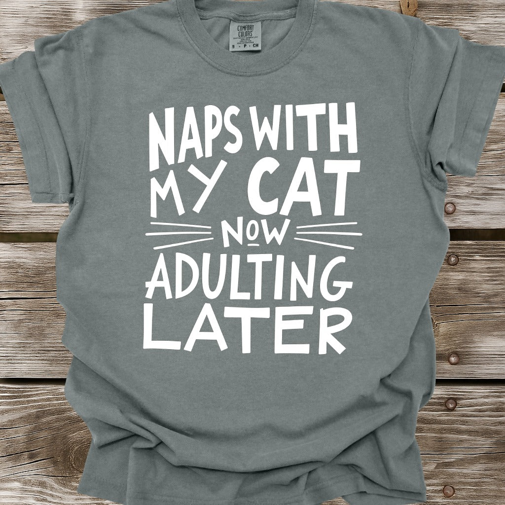 Naps With My Cat T-Shirt