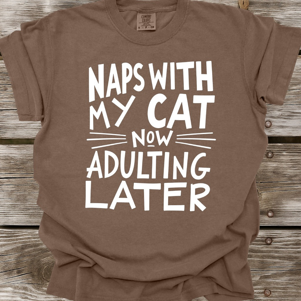 Naps With My Cat T-Shirt