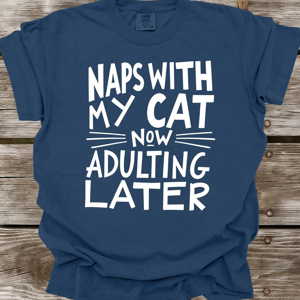 Naps With My Cat T-Shirt