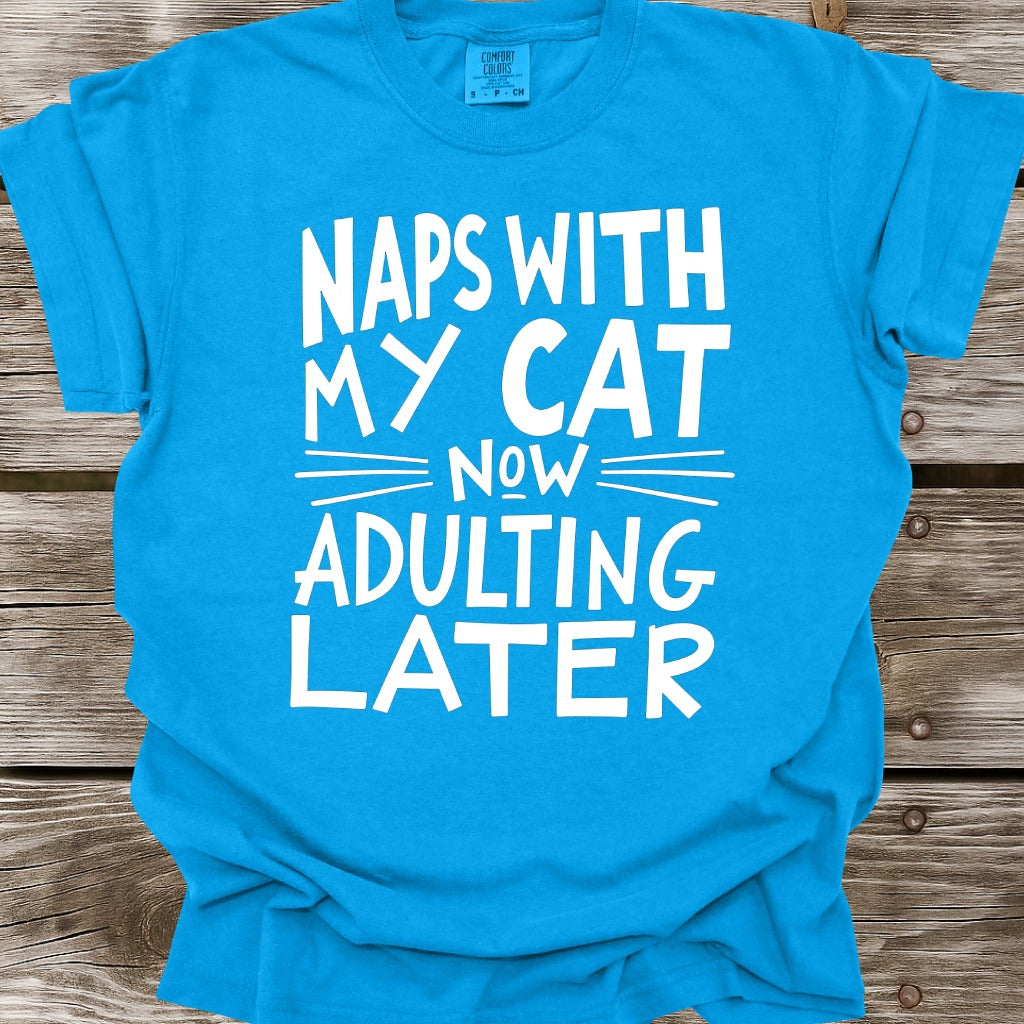 Naps With My Cat T-Shirt
