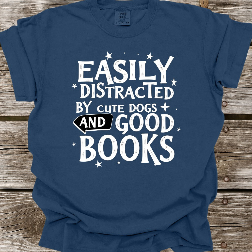 Cute Dogs And Good Books T-Shirt
