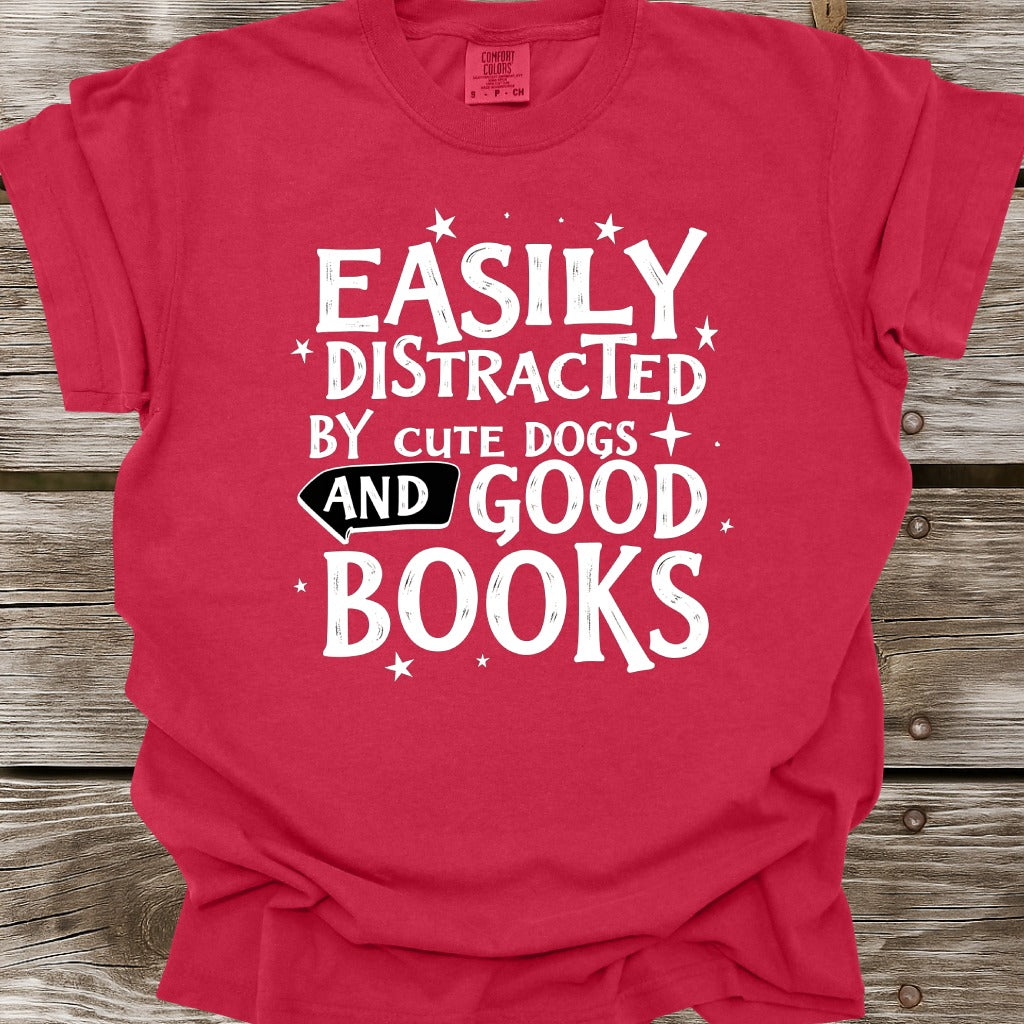 Cute Dogs And Good Books T-Shirt