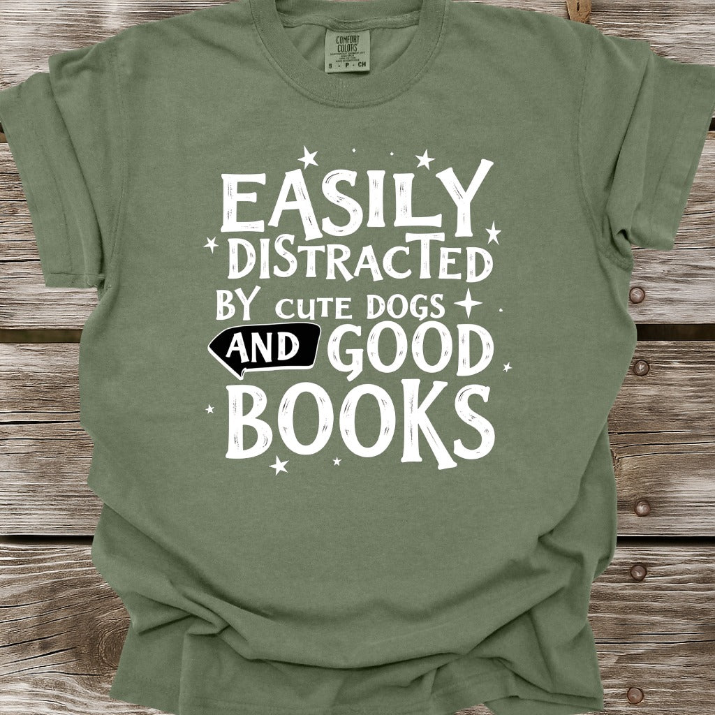 Cute Dogs And Good Books T-Shirt