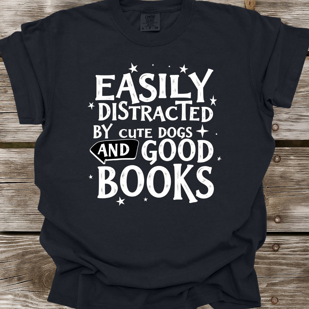 Cute Dogs And Good Books T-Shirt