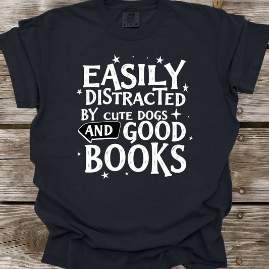 Cute Dogs And Good Books T-Shirt