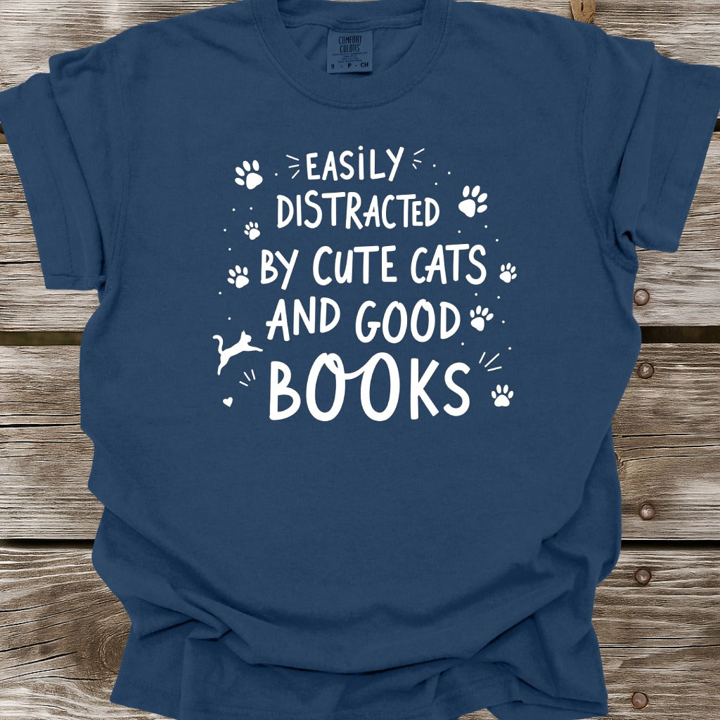 Cute Cats And Good Books T-Shirt