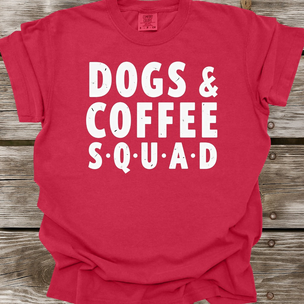 Dogs & Coffee Squad T-Shirt