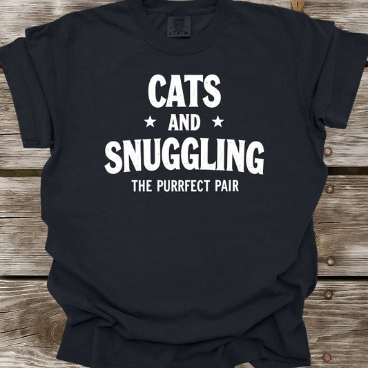 Cats And Snuggling T-Shirt
