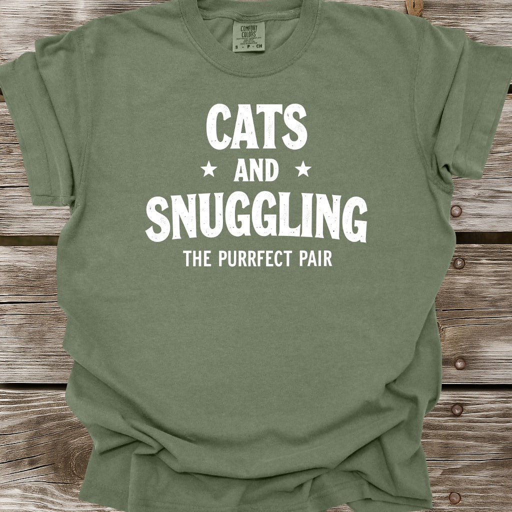 Cats And Snuggling T-Shirt