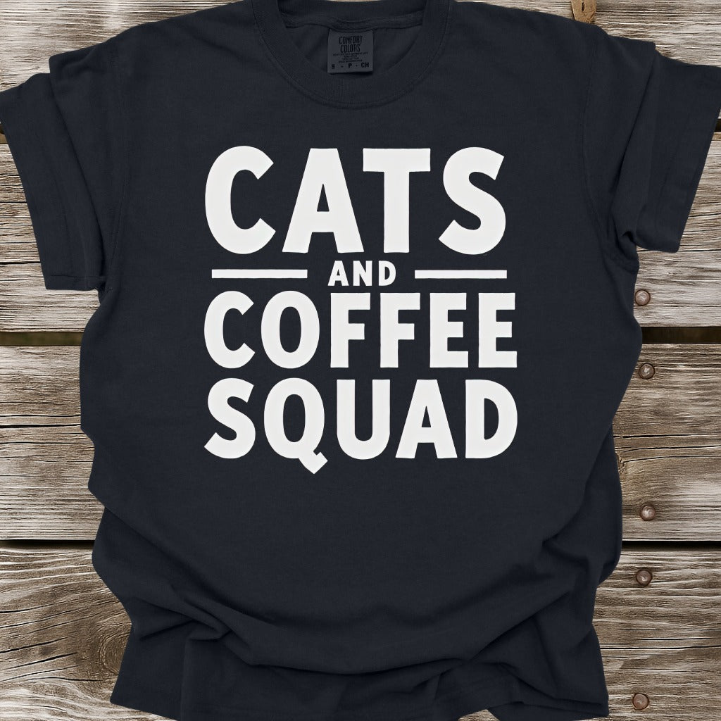 Cats And Coffee Squad T-Shirt
