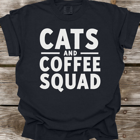 Cats And Coffee Squad T-Shirt