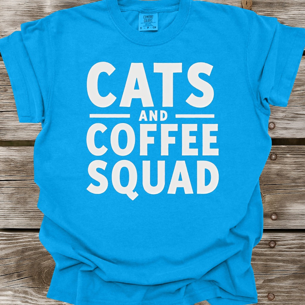 Cats And Coffee Squad T-Shirt