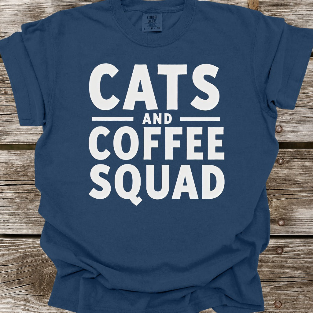 Cats And Coffee Squad T-Shirt