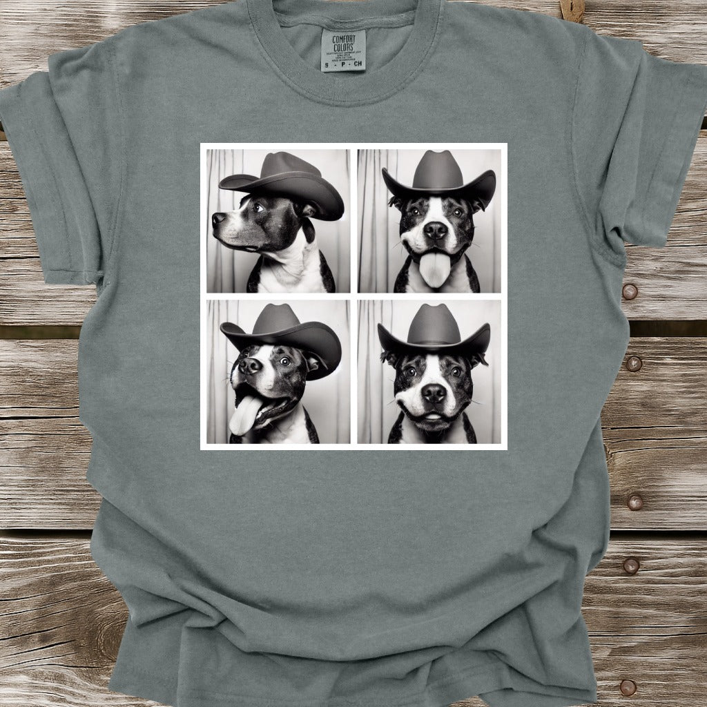 Blue Staffy Photo Shoot T-Shirt