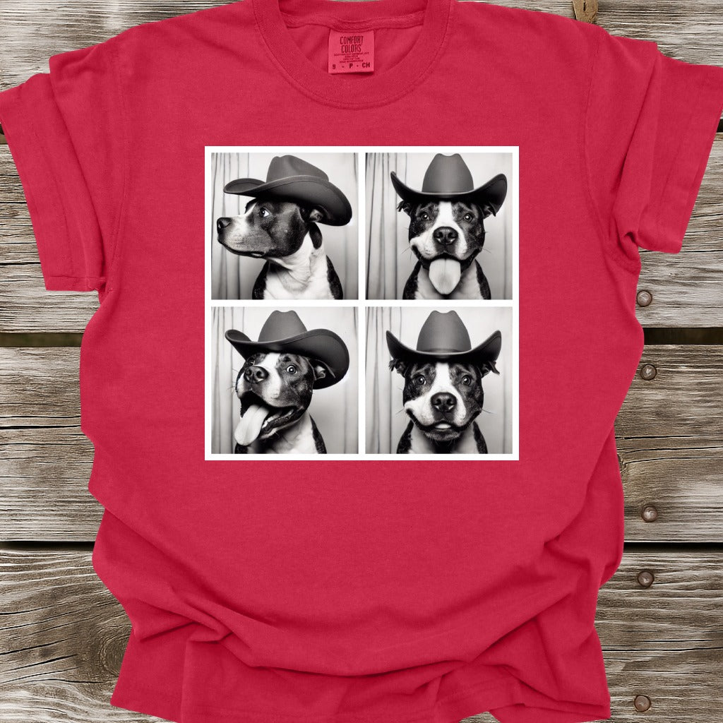 Blue Staffy Photo Shoot T-Shirt