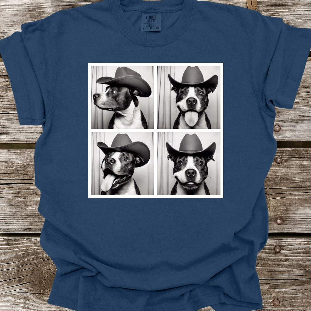 Blue Staffy Photo Shoot T-Shirt