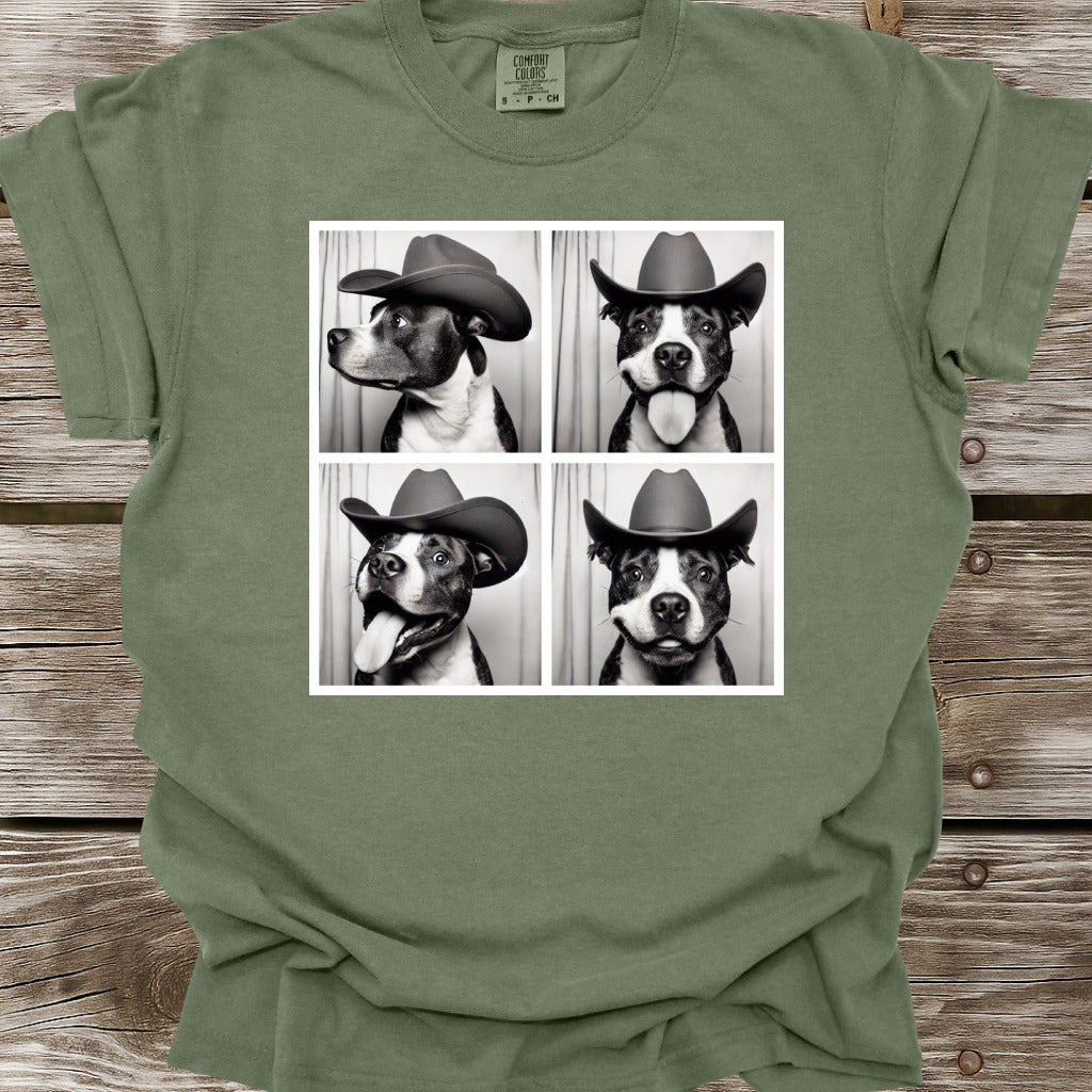Blue Staffy Photo Shoot T-Shirt