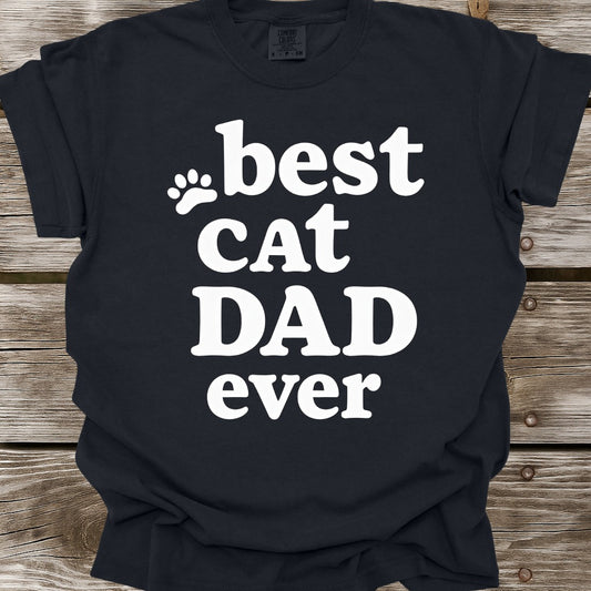 Best Cat Dad Ever T-Shirt