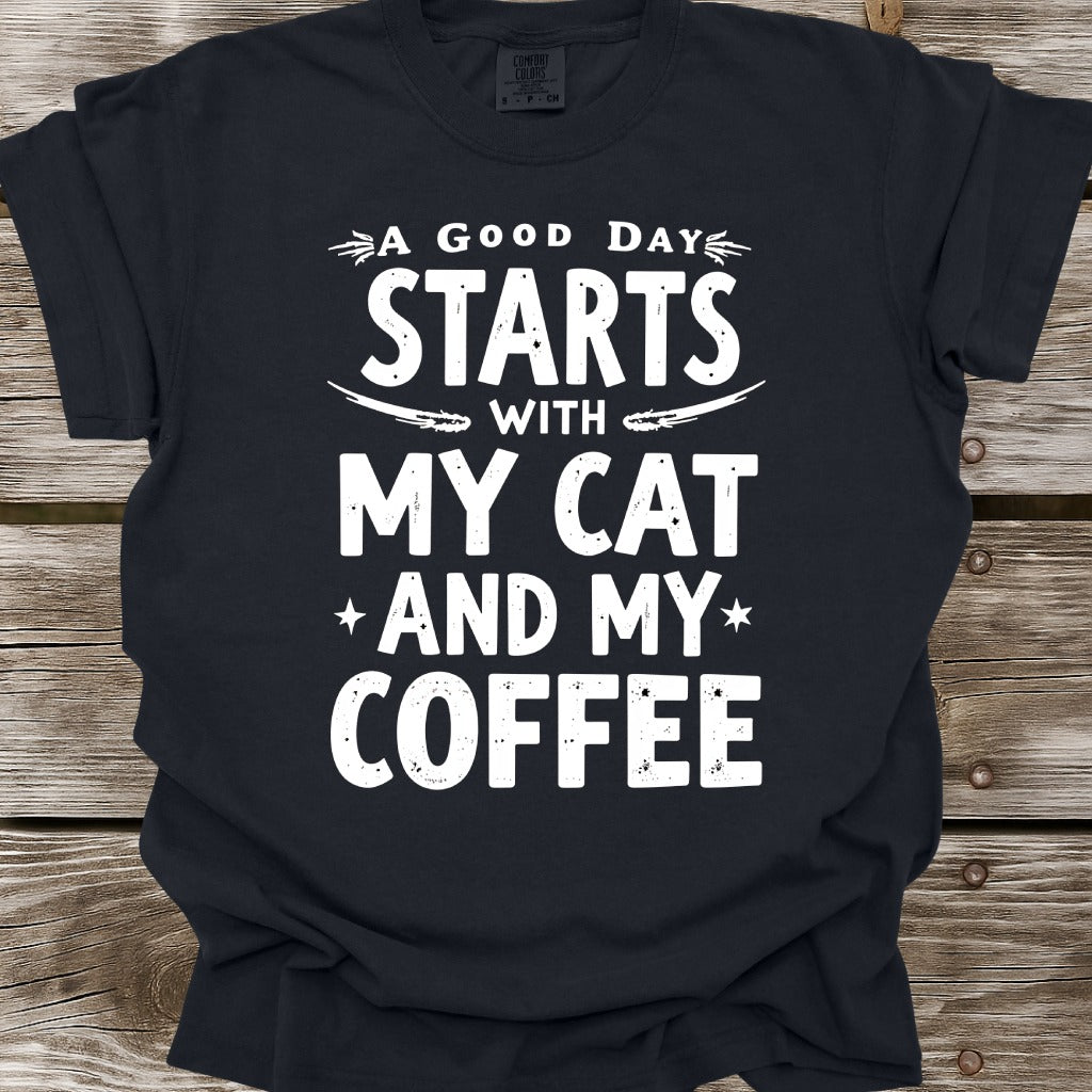 My Cat and My Coffee T-Shirt