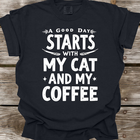 My Cat and My Coffee T-Shirt