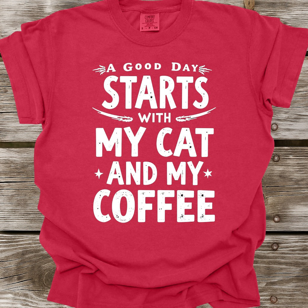 My Cat and My Coffee T-Shirt