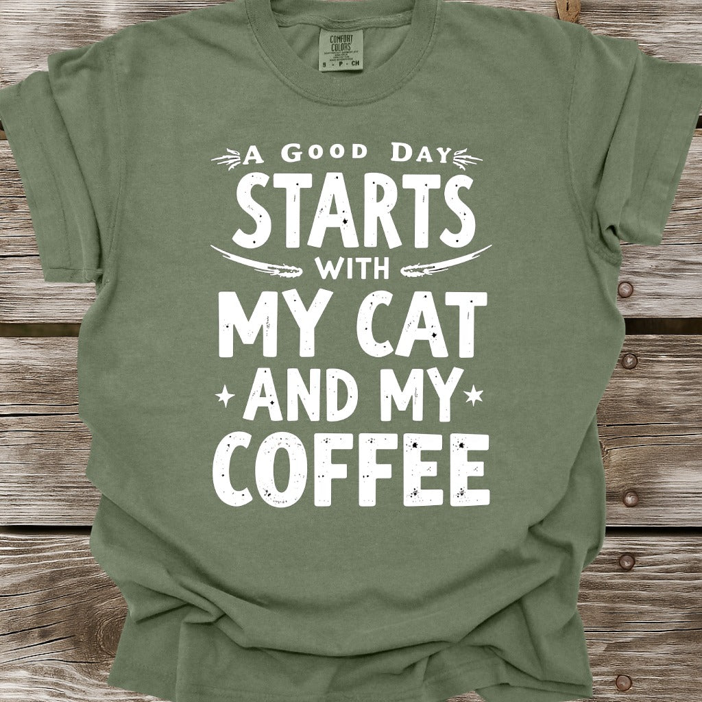 My Cat and My Coffee T-Shirt