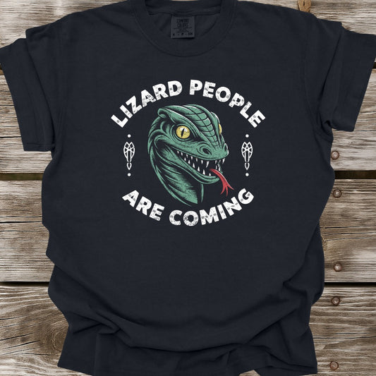 Lizard People Are Coming T-Shirt