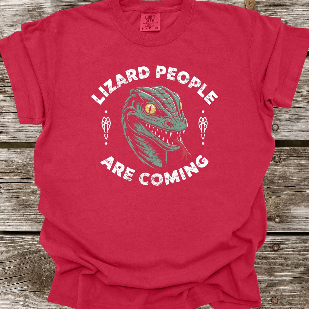Lizard People Are Coming T-Shirt