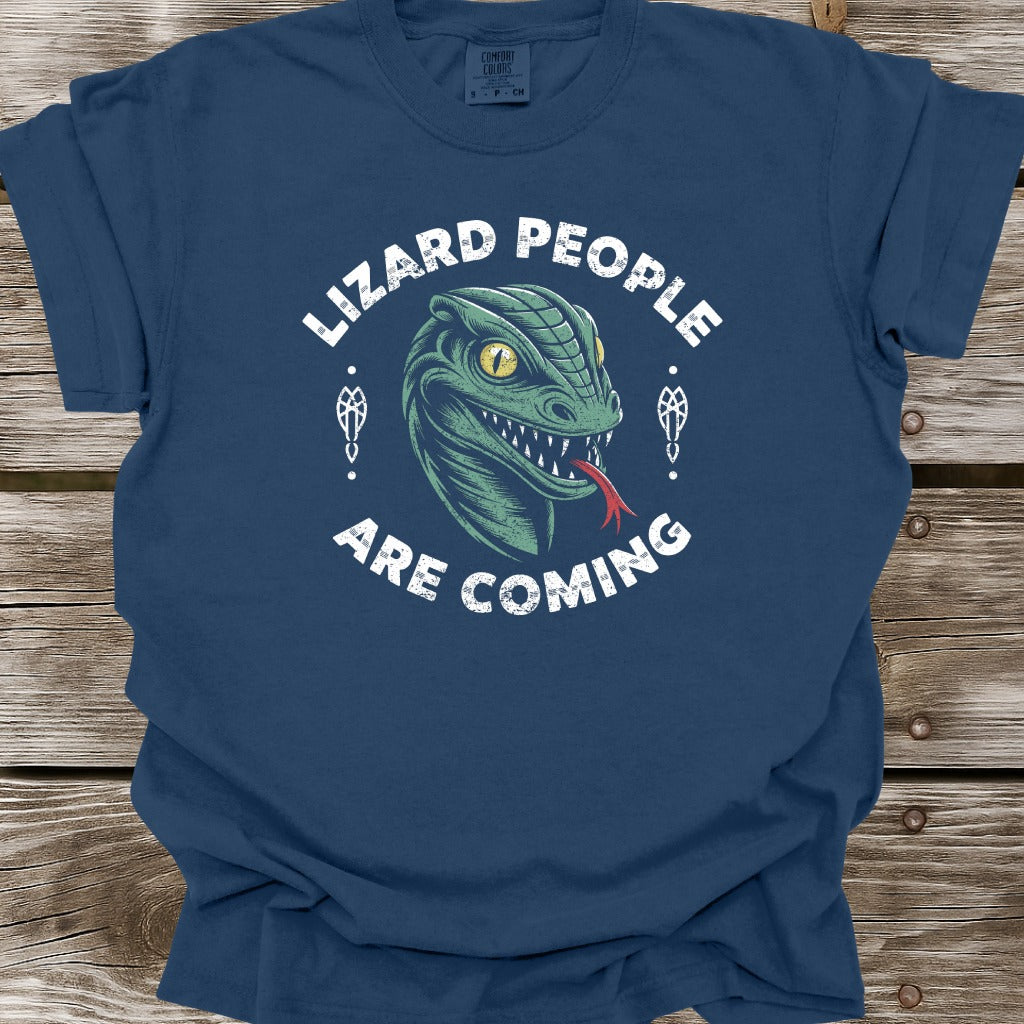 Lizard People Are Coming T-Shirt