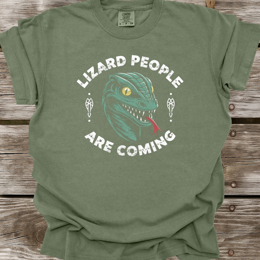 Lizard People Are Coming T-Shirt