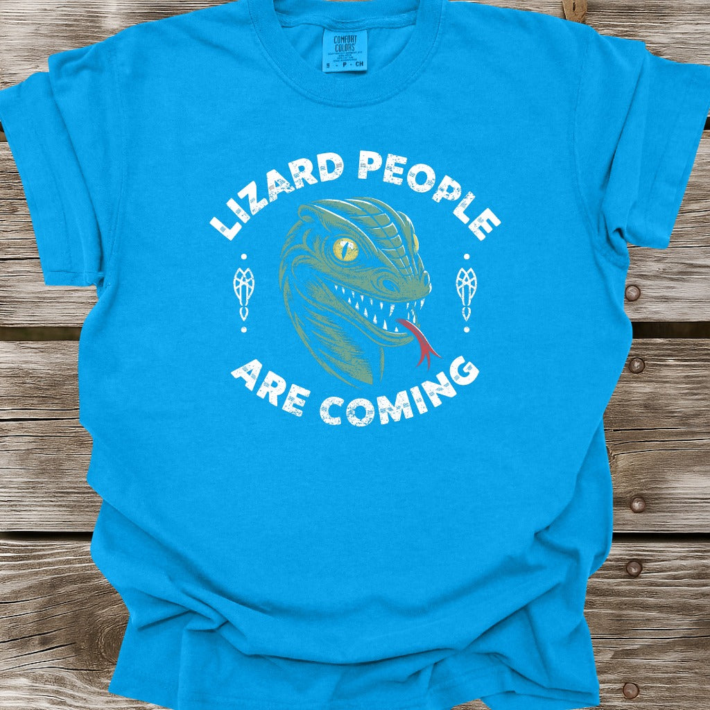 Lizard People Are Coming T-Shirt