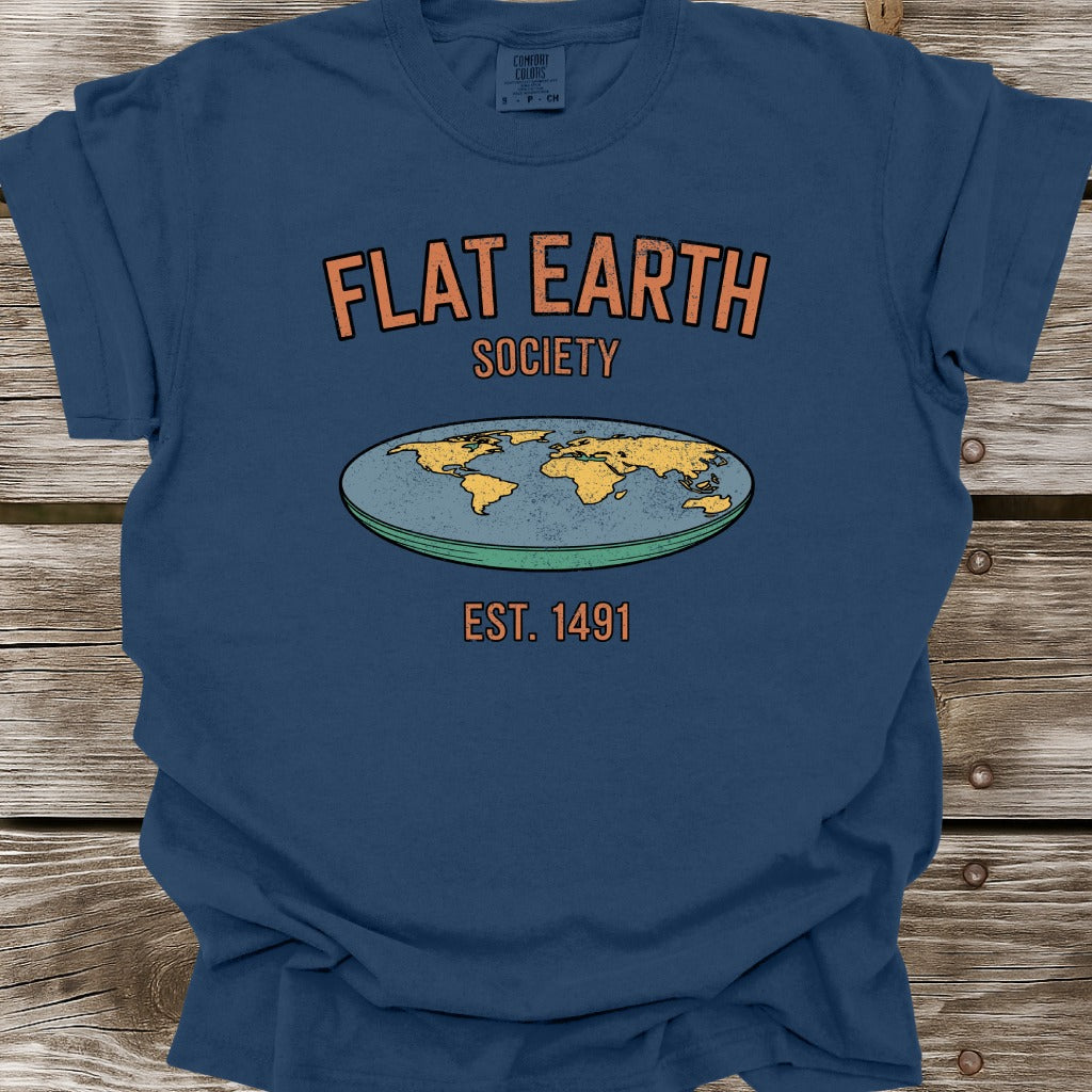 Flat Earth Society T-Shirt
