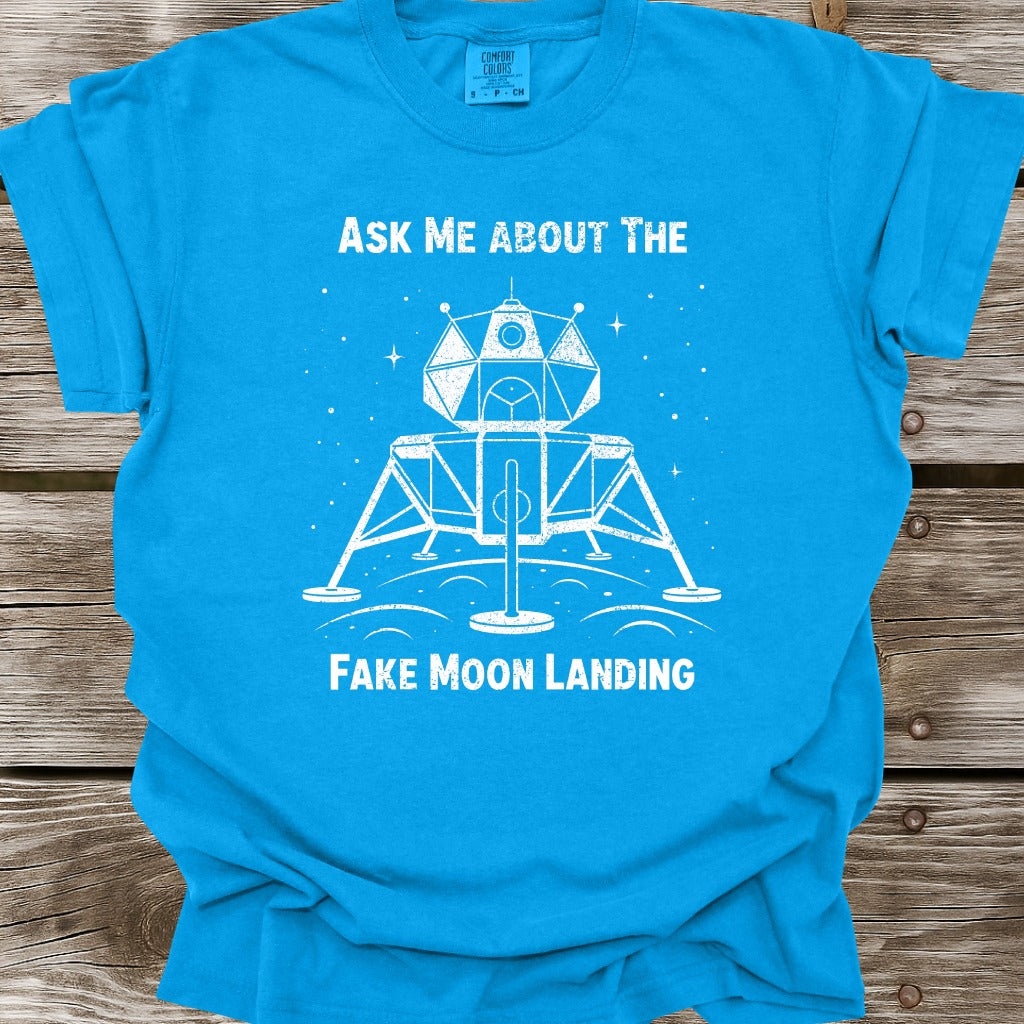 Ask Me About The Moon Landing T-Shirt